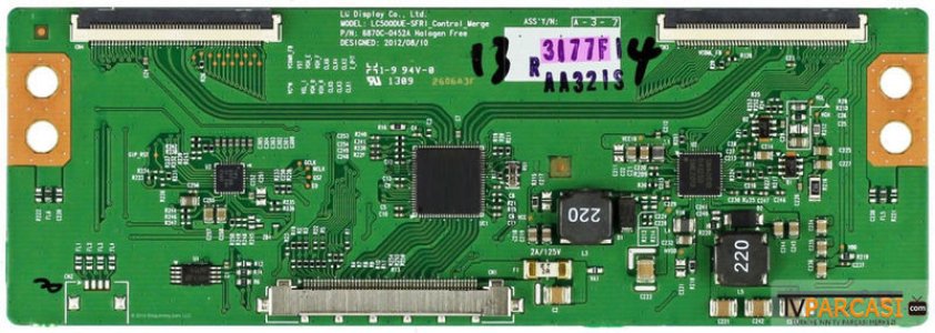 6871L-3177F, 3177F, 6870C-0452A, LC500DUE-SFR1, LC420DUE-SFR3, LG 42LN575S, LG 42LN5400