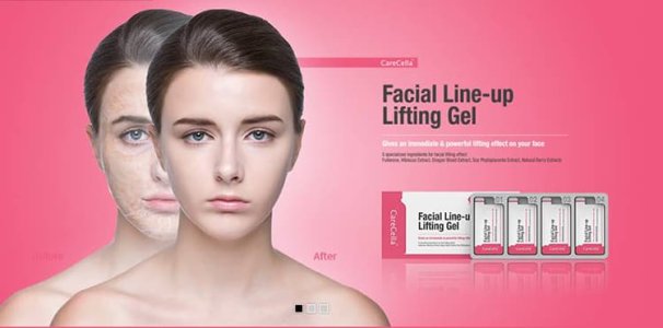 carecella facial line up lifting gel cleanser