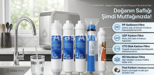 Su arıtma filtresi set