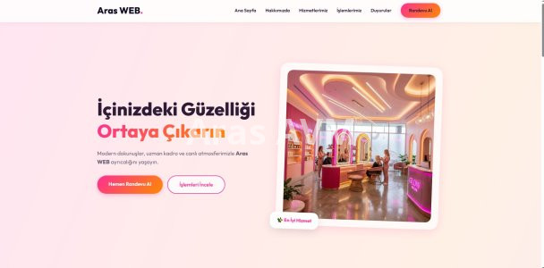 Hazır Güzellik Salonu Scripti | Online Randevu & Yönetim Paneli