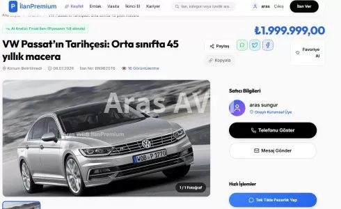 Profesyonel Aras WEB İlanPremium - Emlak, Vasıta ve İkinci El Seri İlan Sitesi - Aras AVM