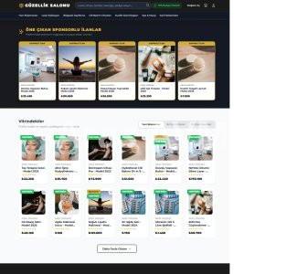 profesyonel eticarek sitesi güzellik salonlarına özel - Aras AVM